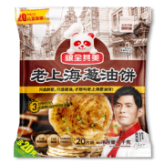PLUS会员：粮全其美 老上海葱油饼 100g*20片装*4件