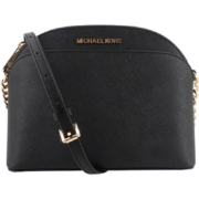 PLUS会员：MICHAEL KORS 女包JET SET TRAVEL单肩斜挎包 中号 黑色