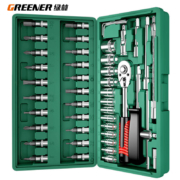京东百亿补贴: GREENER 绿林 汽修工具套装 耐用24齿 超值46件套