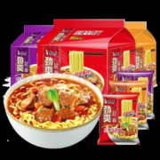 京东百亿补贴：康师傅方便面 劲爽香辣牛肉面X5包
