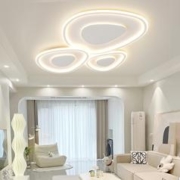 LUUGAA 鹿家良品 HPMXD-8113 奶油风全光谱吸顶灯 106cm 159W