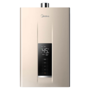 美的（Midea）燃气热水器燃气家用天然气双增压零冷水变频节能省气25%智能操控水气双调恒温即开即热 16L 双增压零冷水NT1S
