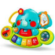 汇乐玩具（HUILE TOYS）婴儿玩具小萌象探索琴电子琴1-3岁宝宝早教儿童玩具男孩女孩礼物 汇乐小萌象探索琴597