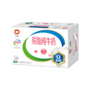 京东百亿补贴：伊利 脱脂纯牛奶250ml*16盒