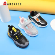 ABCKIDS 男女童运动鞋 秋冬季加棉加绒休闲慢跑鞋