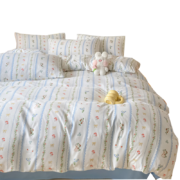 Plus会员:名创优品 MINISO 抗菌磨毛床上四件套 200*230cm