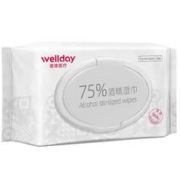 WELLDAY 维德 酒精湿巾 50片*1包