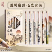 限移动端、京东百亿补贴：Kabaxiong 咔巴熊 直液式走珠笔速干笔签字笔0.5mm全针管中性笔大容量黑色水笔