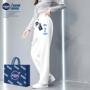 NASA GAVK运动裤男裤春季男士宽松透气直筒束脚卫裤情侣长裤裤子