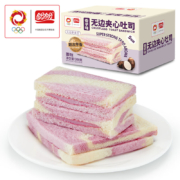 盼盼 无边夹心吐司（香芋味） 300g