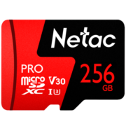 朗科（Netac）256GB TF（MicroSD）存储卡 A1 U3 V30 4K 高度耐用行车记录仪&监控摄像头内存卡 读速100MB/s