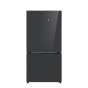 松下（Panasonic）400升超薄嵌入四门法式冰箱 银离子60cm宽占地小变频风冷无霜多门冰箱NR-ED40WPA-S冰河银