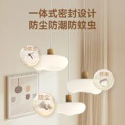LUUGAA 鹿家良品 HPWM-0003 云团餐厅吊灯 全光谱直盘74cm三色光36W
