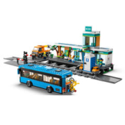 LEGO 乐高 【自营】乐高60335忙碌的火车站城市系列男女孩拼装积木玩具礼物
