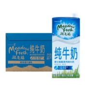 再补货、需首购、plus会员: 纽麦福（Meadow fresh）新西兰进口 3.5g蛋白质 部分脱脂纯牛奶1L*12盒/箱