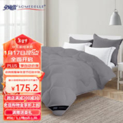 SOMERELLE 安睡宝 磨毛亲肤柔绒杜邦科技单人双人被-轻奢灰
