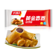 Plus会员:千味央厨 黄金春卷 豆沙馅 260g（每袋约16个)