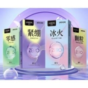 美诺 爱王ZERO系列 零感颗粒冰火安全套组合 共105只