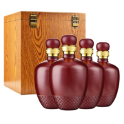 88VIP：剑南春 白酒剑南窖龄酒（贰拾）52度500ml*4瓶整箱装