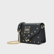 Versace Jeans Couture 范思哲 女士铆钉装饰链条包 黑色 礼物