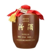 预售：汾酒 2019年头锅原浆 清香型 高度白酒 66度 5L封坛酒 收藏摆柜