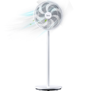 美的（Midea）【品质推荐】七叶轻音柔风电风扇家用省电落地扇易拆洗台式电扇广角摇头节能宿舍小型风扇 SAE35CA