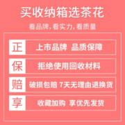 茶花（CHAHUA）斜开口收纳箱翻盖收纳食品级材质儿童玩具零食衣服整理周转箱 三只装随机色【单一色备注】 单只装