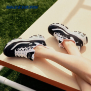 斯凯奇（Skechers）女鞋熊猫鞋复古老爹小白鞋子蕾丝厚底运动鞋夏季11959