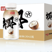 轻上 低糖生榨椰汁245ml*6瓶
