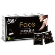 plus会员：洁柔手帕纸 黑Face4层面巾纸30包
