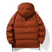 雪中飞 2023秋冬新款男士短款羽绒服连帽拉链大口袋工装商务保暖