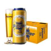青岛啤酒 皮尔森10.5度 500ml *12听 大罐整箱装 （20版）年货送礼