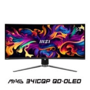 29日0点：MSI 微星 341CQP 34英寸曲面显示器（3440*1440、1800R、175Hz、0.03ms、10bit）