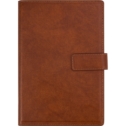 法拉蒙（faramon） 商务笔记本文具a5本子日记本办公用品工作加厚记事本定制笔记本子 A5-棕色（单本）