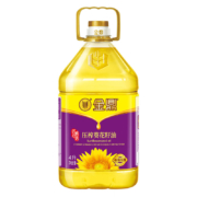 plus会员:金鼎 食用油 压榨葵花籽油 4L