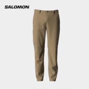 salomon 萨洛蒙 男款 户外运动休闲舒适防泼水透气长裤 WAYFARER TAPERED PANT 棕灰色 C21059 M