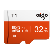 概率券：aigo 爱国者 T1 高速专业版 Micro-SD存储卡 32GB（UHS-I、U1、A1）