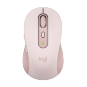 罗技（Logitech）M750M 通用版鼠标 无线鼠标 静音鼠标 对称鼠标 粉色 带Logi Bolt USB接收器