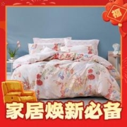 爆卖年货、PLUS会员：FUANNA 富安娜 圣之花 磨毛三件套 1.2米床