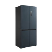 美的（Midea）60cm薄系列485升十字对开双开门四开门超薄可嵌入家用智能电冰箱一级变频BCD-485WSPZM(E)大容量