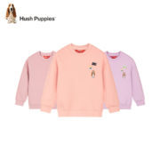 Hush Puppies 暇步士 儿童套头卫衣 浅丁香 140cm