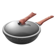 炊大皇（COOKER KING）钻石三代32cm炒锅 平底不粘锅 电磁炉通用炒菜锅煎锅 B50175