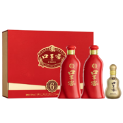 口子窖 白酒年货送礼 六年型50度550ML*2瓶 白酒礼盒（含礼袋，自带10年小酒）