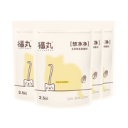 福丸 玉米豆腐猫砂 结团低粉尘 可冲厕所 猫沙奶香味 10kg 2.5kg*4包