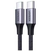 UGREEN 绿联 双Type-C 编制数据线 60W 0.25m