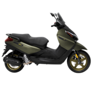 aprilia比亚乔 X7耀夜版 踏板摩托车 ASR驱动防滑控制系统 轻便灵活摩托 猎装绿+碳素黑 高座790mm（全款）