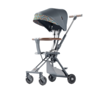 普洛可（PLAYKIDS）婴儿推车遛娃神器溜娃车轻便可折叠婴儿车X1至尊版 奶牛至尊版