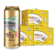 青岛啤酒 山水系列 整箱 醉美山水苏州园林罐 500ml*12听*3箱 *2件
