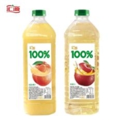 汇源年货 桃苹果葡萄纯果汁1L*2盒
