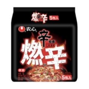 PLUS会员：农心 辛拉面系列 燃辛120g*5 五连包 方便面